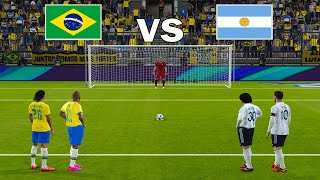 PES 2021 | Pele & Ronaldinho 🆚 Maradona & Messi | Penalty Shootout | Brazil vs Argentina