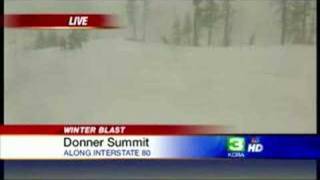 Conditions Worsen On Donner Summit