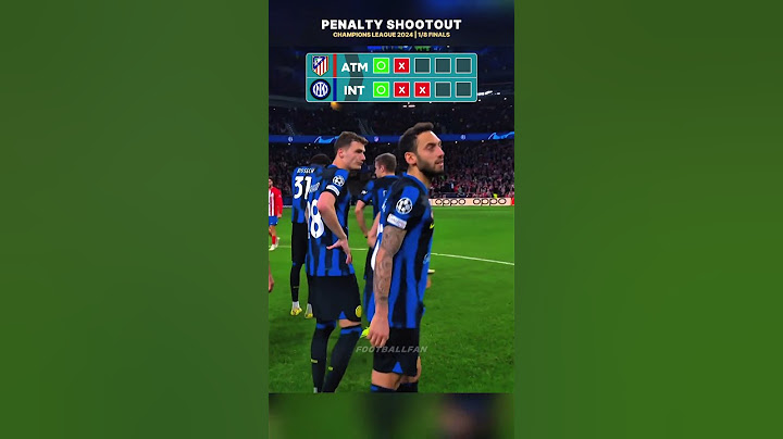 Atlético Madrid vs Inter Milan 🔥 Penalty Shootout | Champions League 2024 | 1/8 Finals