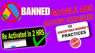 Google Ads Account Suspended? 7 Fixes That Worked (2026)| Re Activated In 2Hrs.