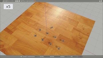 Emergent Pattern Formation by Robots with Limited Knowledge - ROS/Gazebo simulations