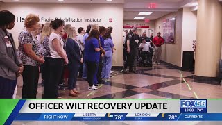 Officer Nick Wilt enjoying life back home, working toward recovery