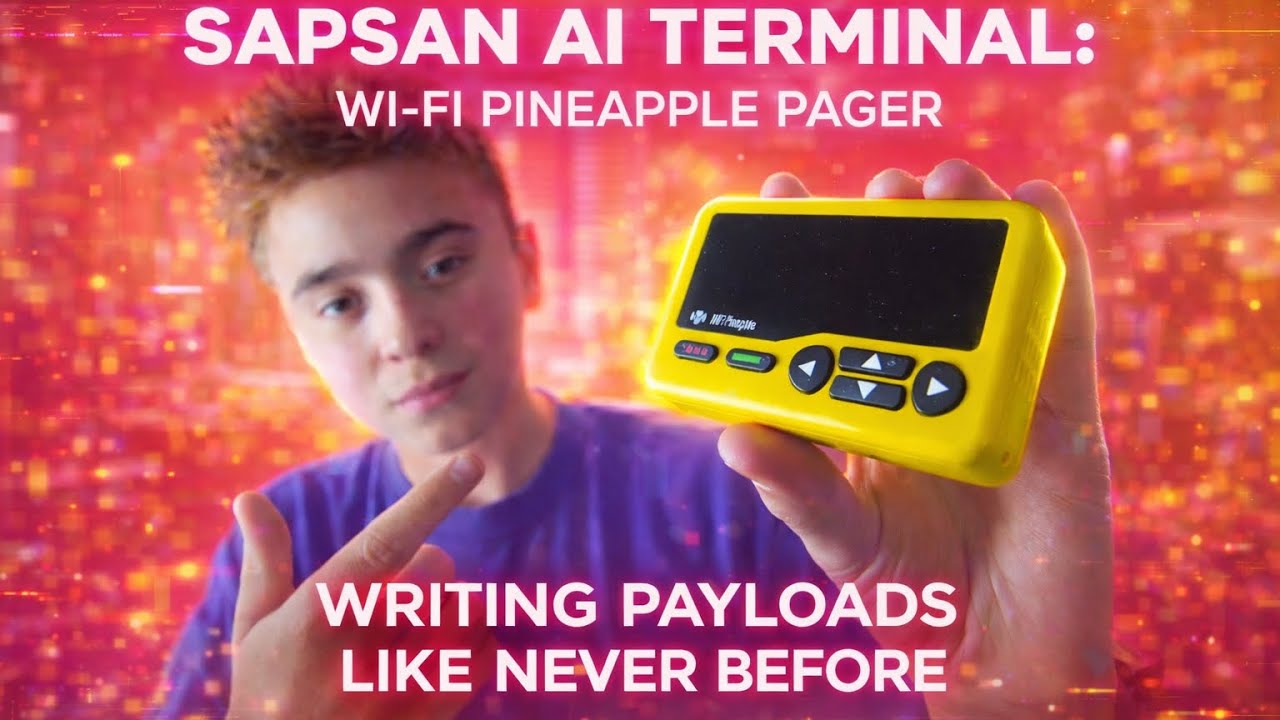 SAPSAN AI Terminal: Writing Payloads Like Never Before! (Wi-Fi Pineapple Pager)