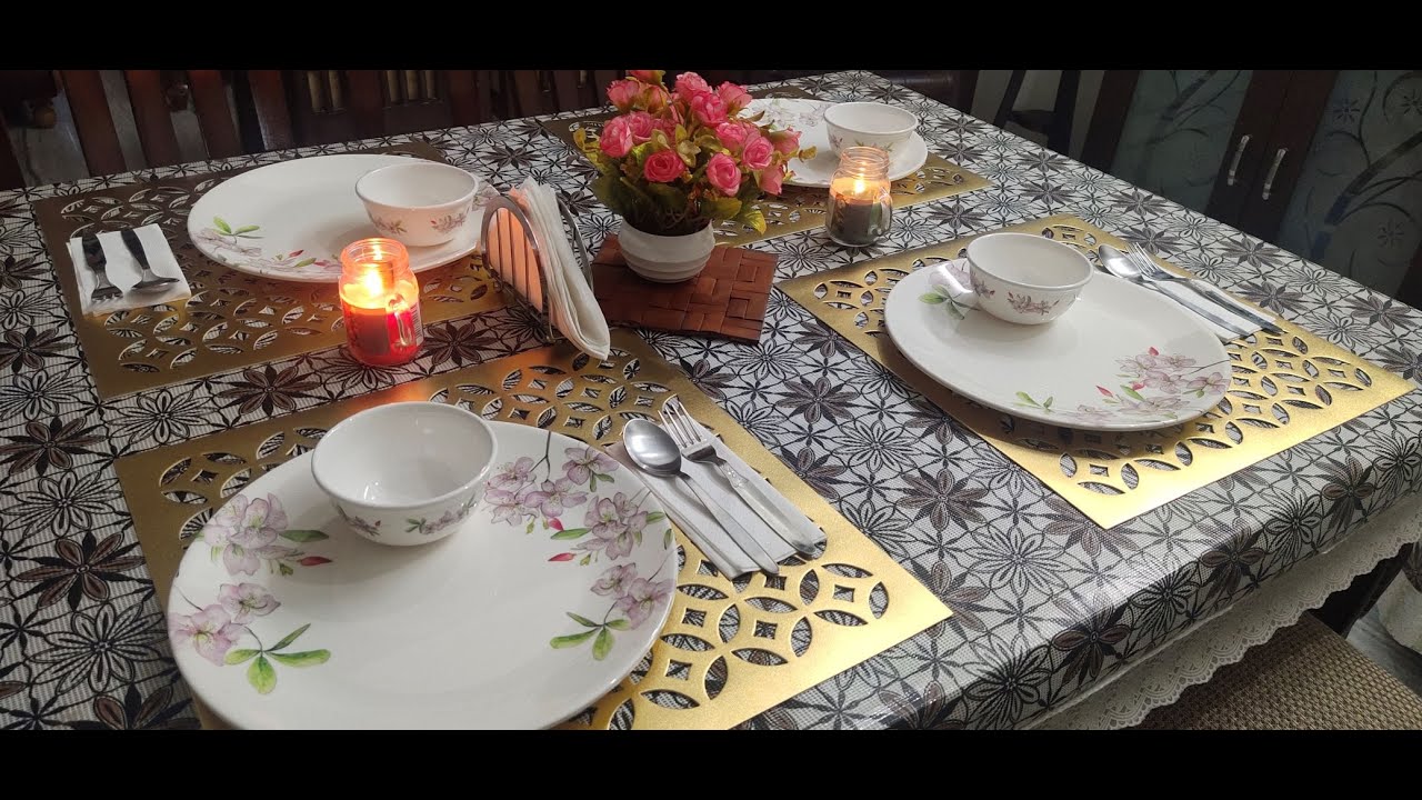  customdecorrakhee Dining Table Decoration Organisation Ideas With 