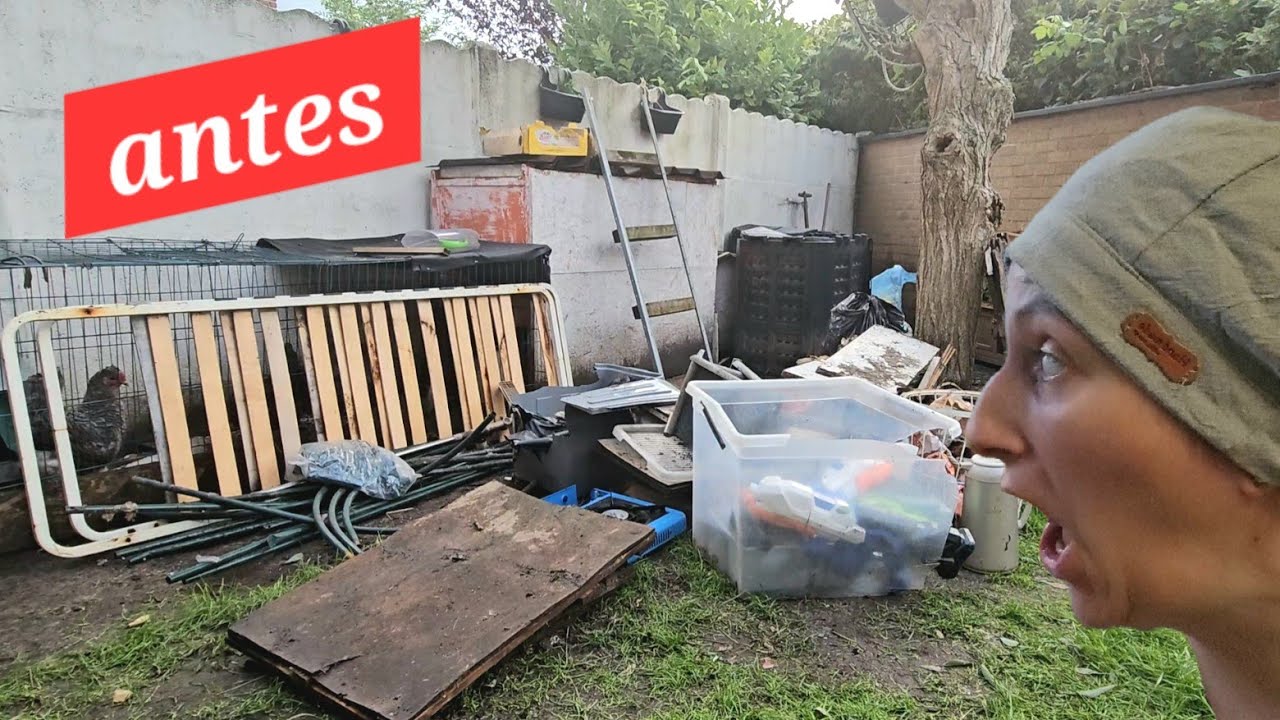 Mi jardín lleno de BASURA 🚯 he QUEMADO el fuego de la COCINA 😭 voy a COMPRAR flores 💐 kringwinkel