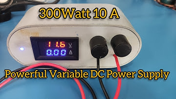DIY Low Cost Home Made Variable DC Bench Power Supply. Power Up to 300 Watt. #diy #trending #top 