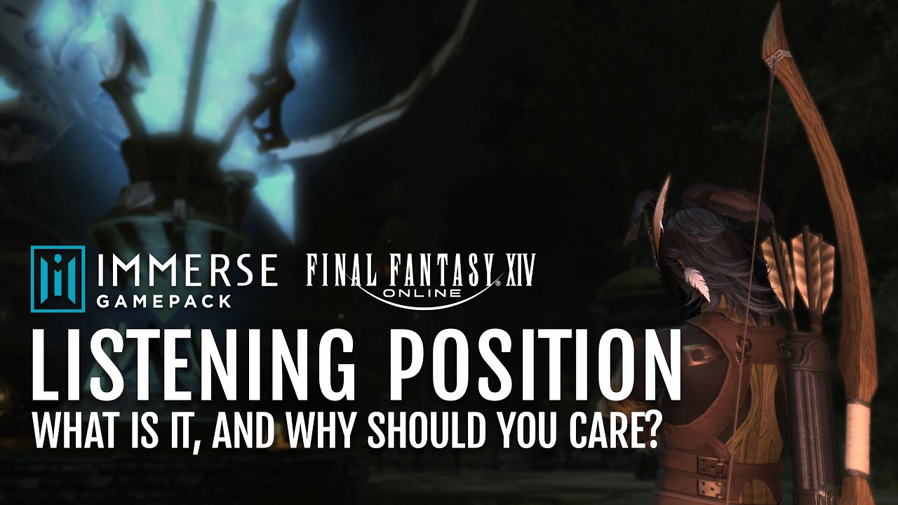 Sound Settings for Immerse Gamepack FFXIV