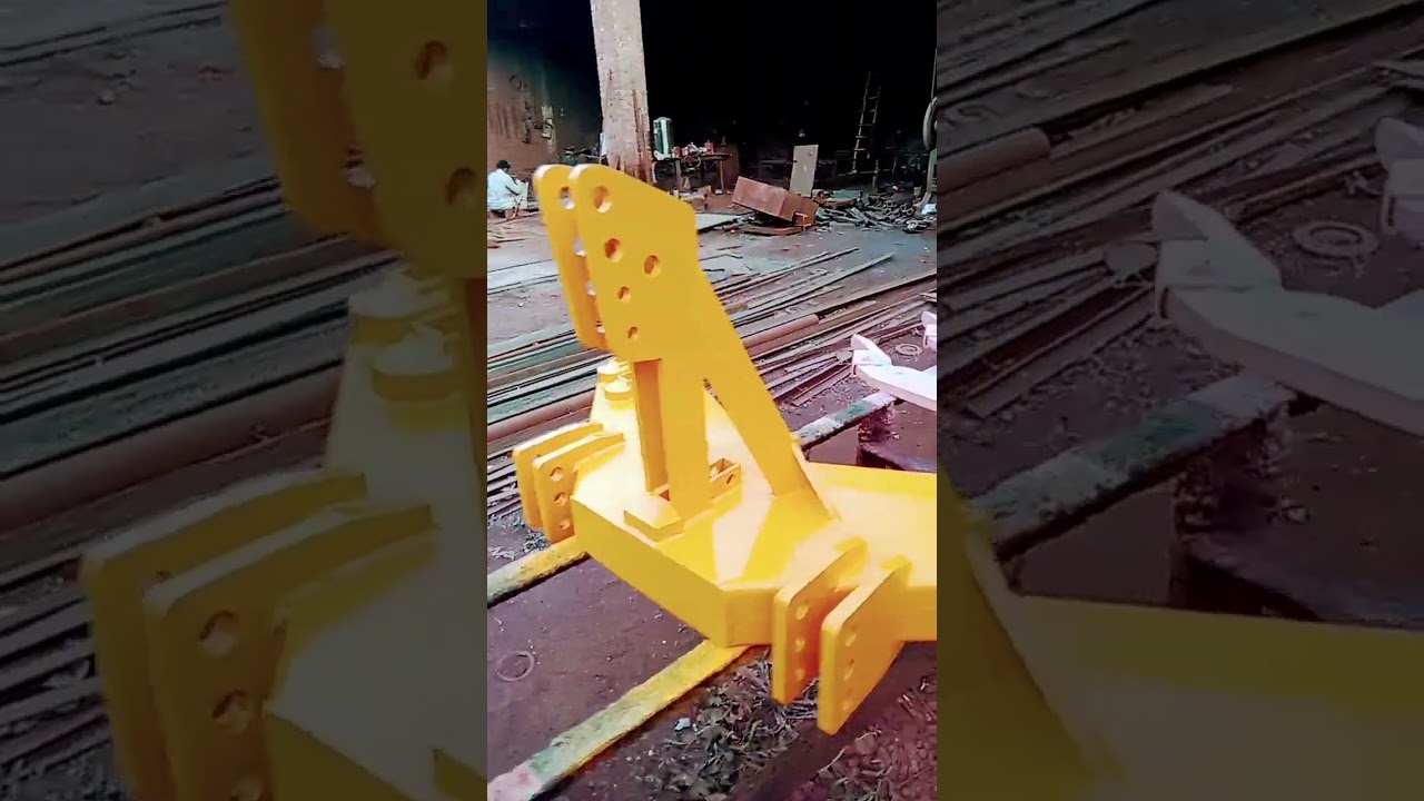 chisel plough 3 tynes is paint done.