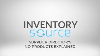 Supplier Directory: No Products Explained