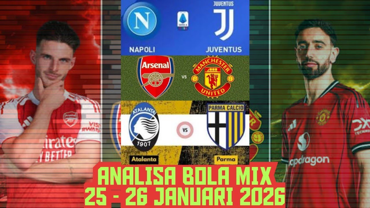 Arsenal vs Manchester United Bola Malam ini 25 - 26 Januari 2026 | Preview sepak bola