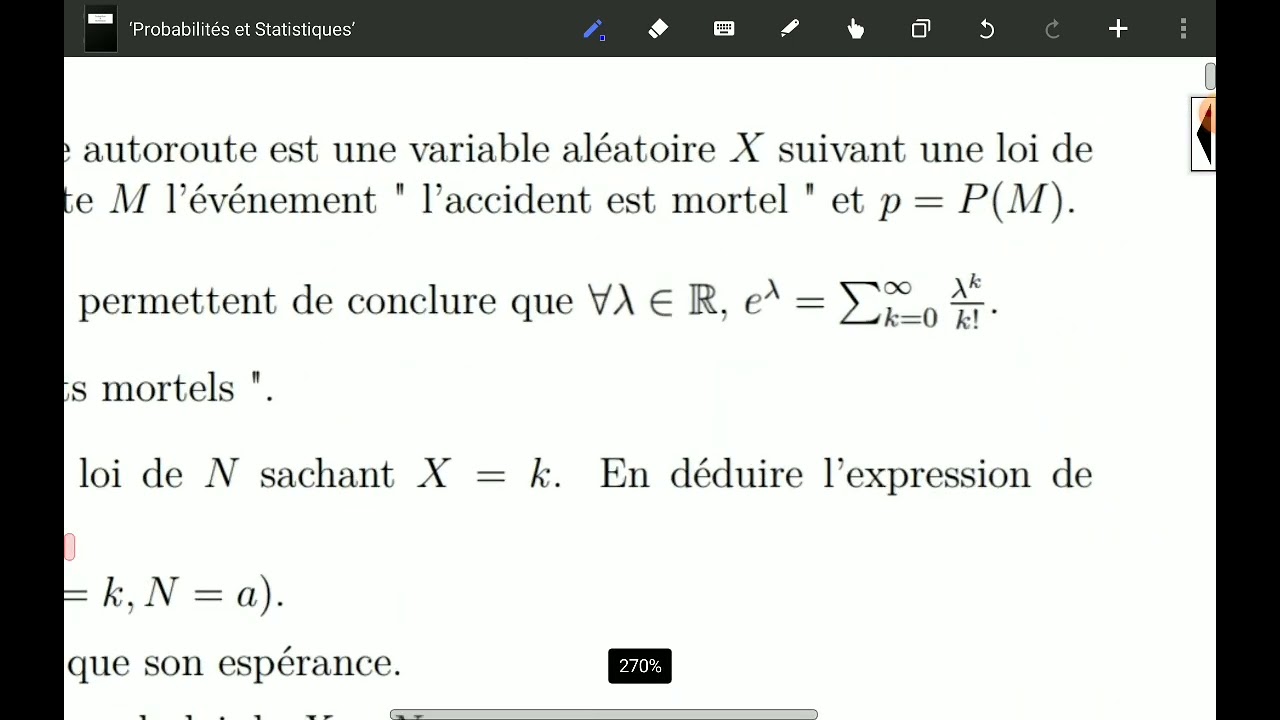 Examen (Probabilités et Statistiques) | Loi de poisson, Loi Binomiale et Applications