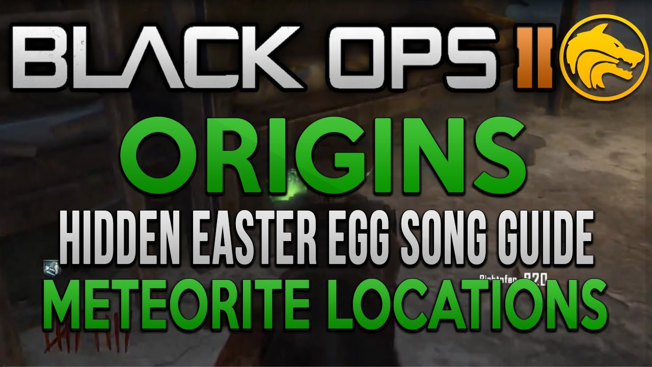 Origins: Hidden "EASTER EGG SONG" Guide! | 115 Green Meteorite Locations (Black Ops 2 Zombies)