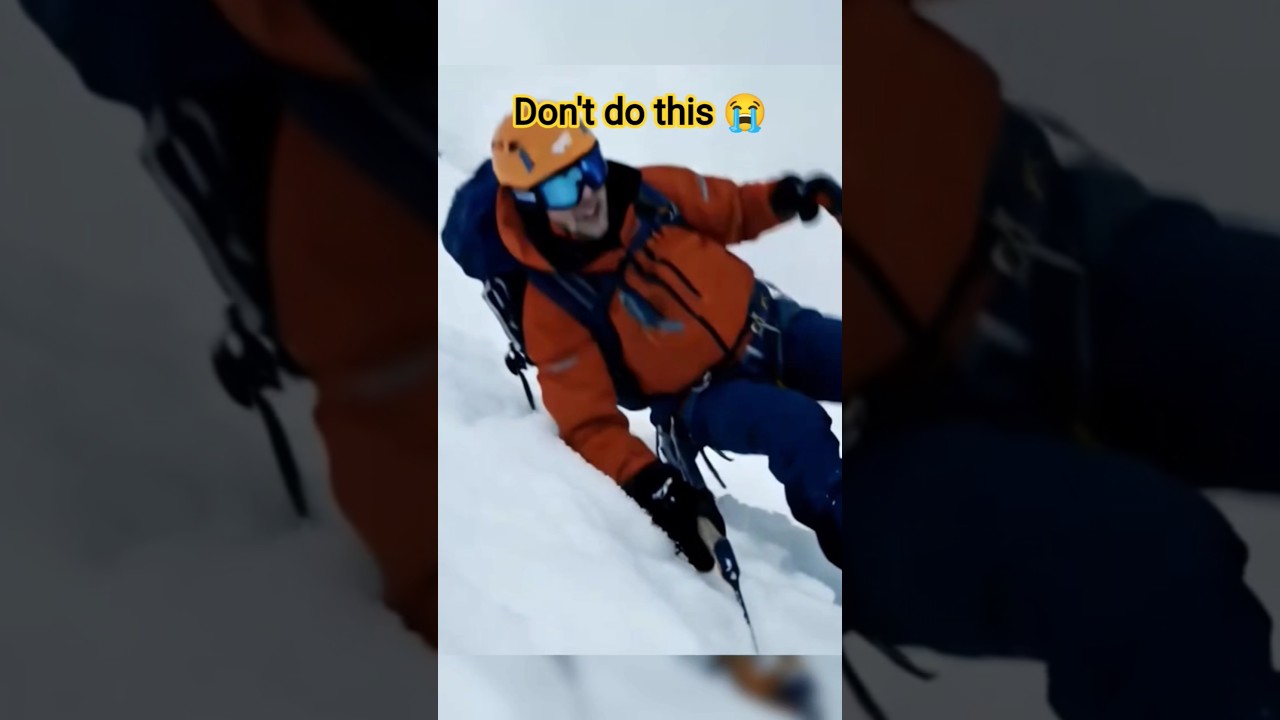 Don't do this on Mount Everest... 
