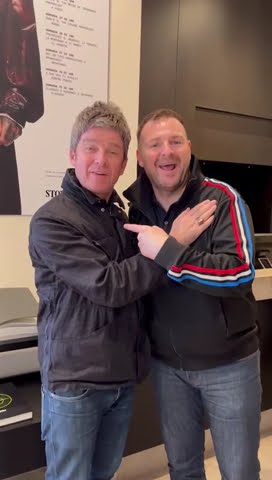 Bumped into Noel Gallagher of Oasis in the Stone Island shop in Milan #oasis # Noel Gallagher