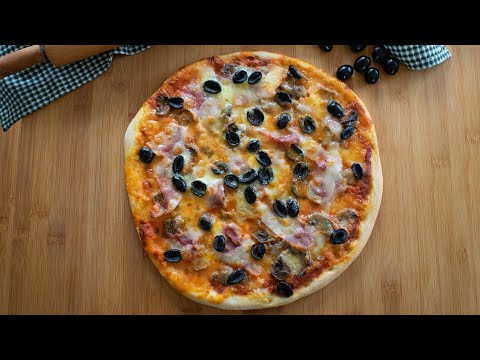 Video: Pizza Cu Sunca Si Ciuperci
