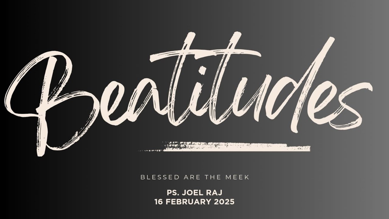 Sunday Service | 23rd Feb 2025 | Pastor Joel Raj - YouTube