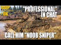 TVP T 50/51: "Professional" in chat call him "Noob sniper"