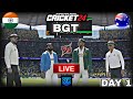 BGT | Australia vs India 1st Test Match Day 1 - Cricket 24 Live