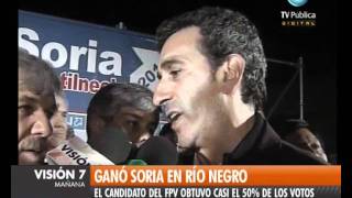 Visión Siete: Ganó Soria en Río Negro