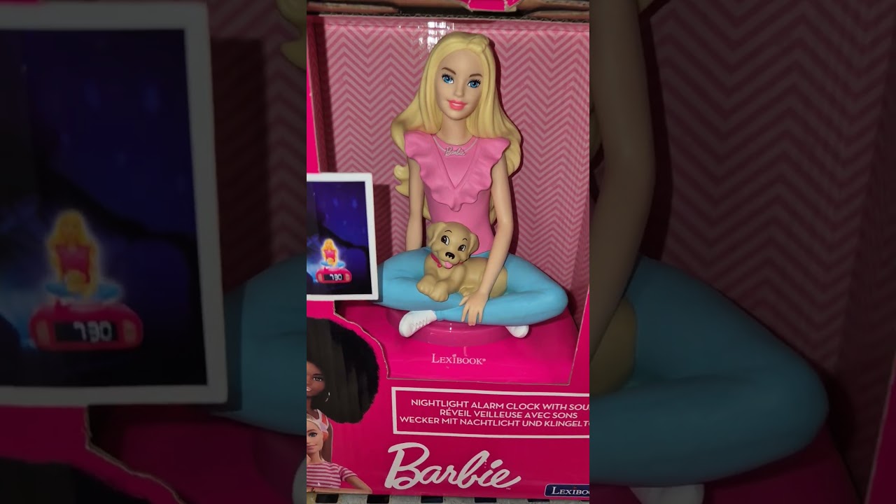 Barbie night alarm clock 