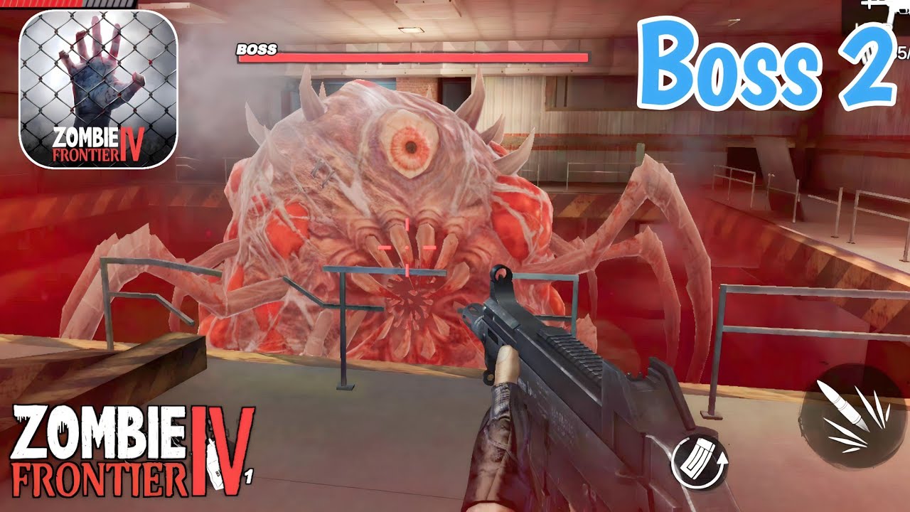 Zombie Frontier 4 Area 2 Boss Fight _ Android GamePlay