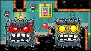 Red Ball 4 - Under the Cave Walkthrough (Tomato Ball version)