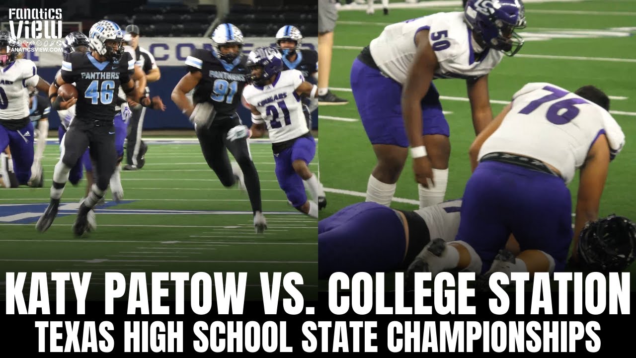 Texas High School State Championships Katy Paetow vs. College Station