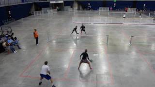 Mid-America Pickleball Tournament 50+ MXD 1/8 Final Chapin/Bass v Hines/Terrell (Partial)