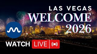 LIVE: Las Vegas Welcomes 2026! New Year’s Eve Fireworks on the Strip