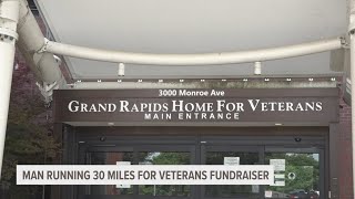 Man running 30 miles for veterans fundraiser