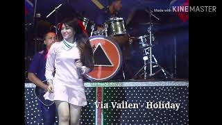 Holiday via valen lirik lagu