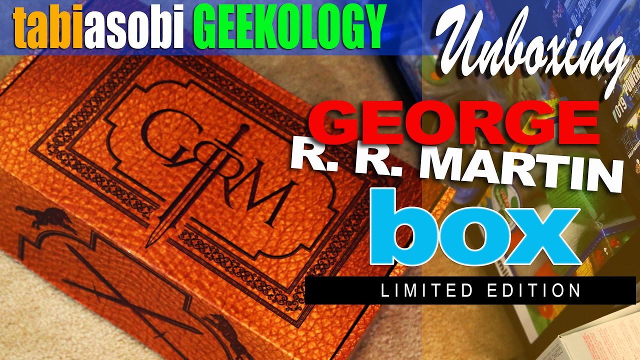 George R. Martin Box Set Unboxing: George R. R. Martin Box Limited Edition | Game of Thrones ...