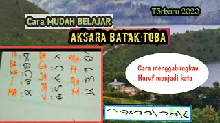 Learning Batak Script - How to Combine Letters into Words in Toba Batak Script Learning Batak Script - How to Combine Letters into Words in Toba Batak Script