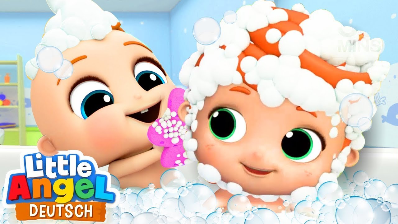 Spaß in der Wanne | Kinderlieder und Cartoons | Little Angel | Moonbug Kids Deutsch