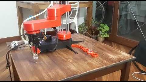 Robotic Arm . Arduino Based SCARA Robotic Arm serving shots
