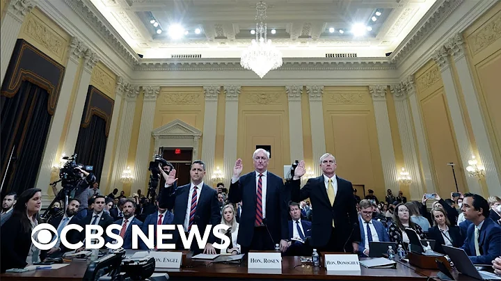 Jan. 6 committee focuses on Trump’s efforts to push the DOJ to overturn the 2020 election