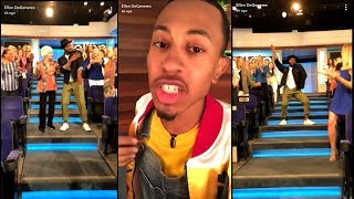 Ellen Degeneres Snapchat Story 21 May 2018 Twitch Dances And Kalen Reacts On Ellen Show