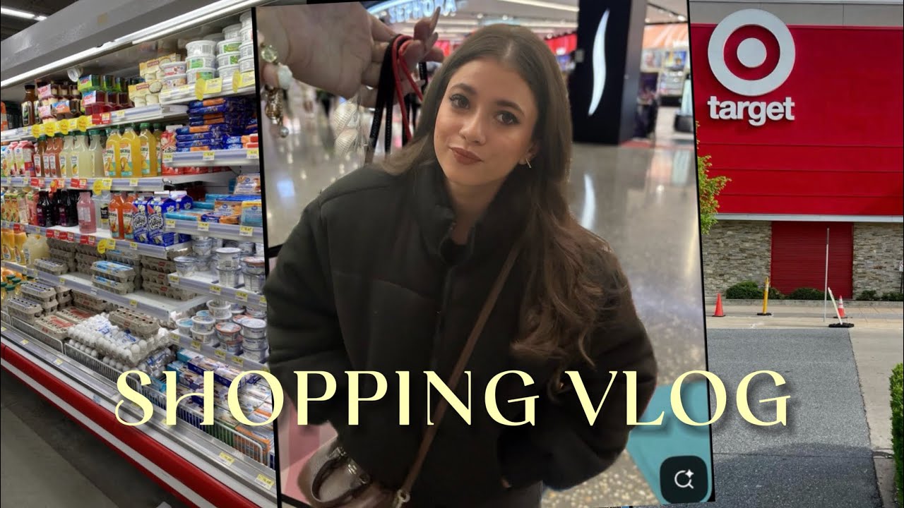 Shopping Vlog 🛍️ : come shop with me in USA + haul & weekly target runs 