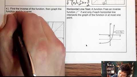 Algebra II - 5.3 - Inverse Functions and Relations