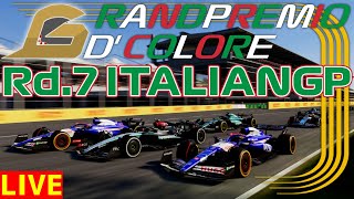 【グラコロ杯】Chiacoro様主催シーズン大会「GRAND PREMIO D' COLORE」Rd.7 イタリアGP【F124】実況・解説：トロ之助・フォーミュラかずき　21:40配信開始
