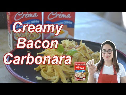 Anak-Anak Pasti Suka! Resep Creamy Pasta [Spaghetti Carbonara]. 