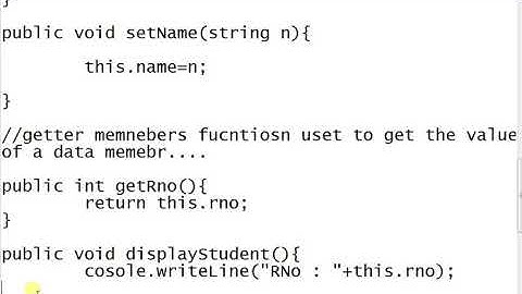 Cs619 C# Project Tutorial in URDU | C# Tutorial- Working with Classes and Objects OOP Concepts part2