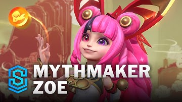 Mythmaker Zoe Wild Rift Skin Spotlight