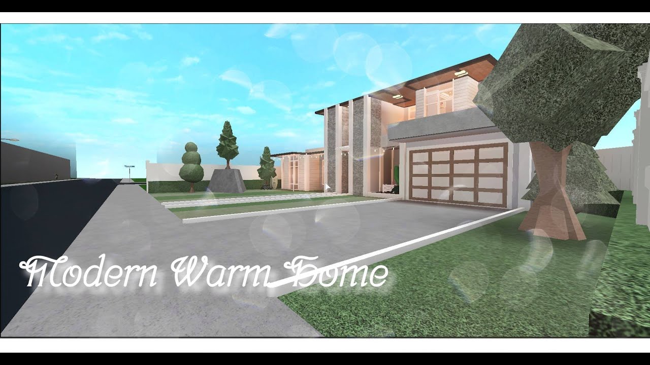 BLOXBURG- Modern Warm Home