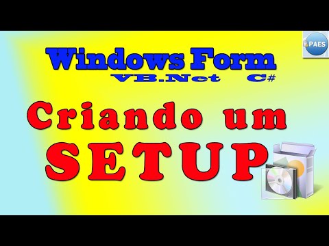 Como criar um Setup (instalador) para C# e VB.Net. Windows Form. Visual Studio