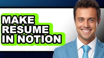 How to Make a Resume in Notion (The Only Way)