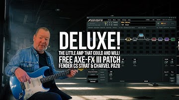 Deluxe R: One Humble Amp (model). Many Mighty Tones