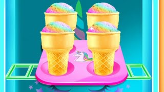 Jogando Cone Cupcake - Jogos de fazer doces | Playing Cone Cupcake - Candy Making games screenshot 1