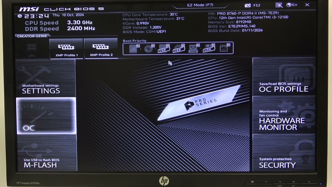 MSI Pro B760 P - How to Manage AVX Support? | Enable/Disable AVX