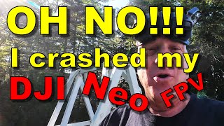 Ive already crashed my DJI Neo!!  Flying in FPV Mode...